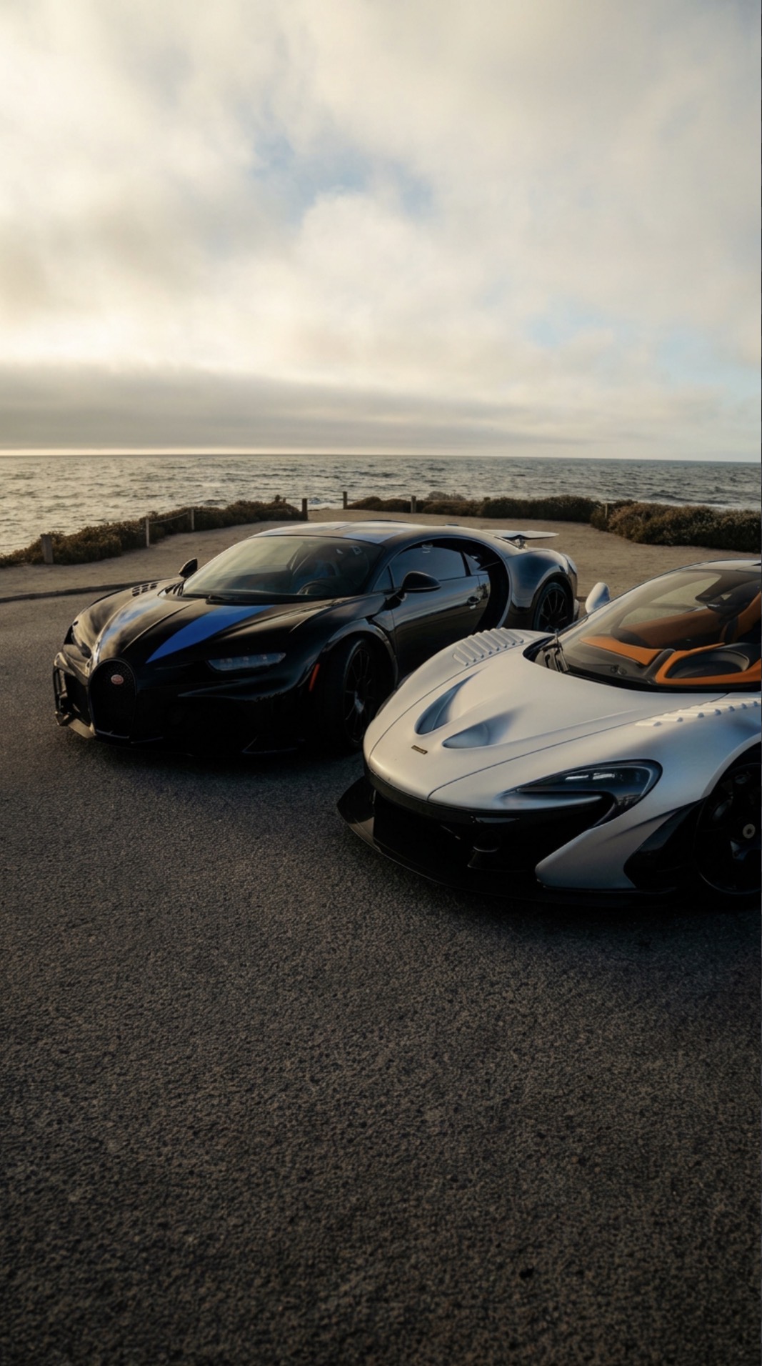 Coast Road Trinity — McLaren & Bugatti · P1 HDK & Chiron Super Sport